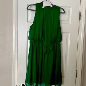 Beautiful flows silk dress from New York & Company circa 2018